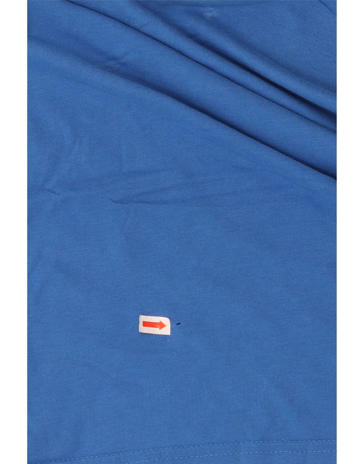 PUMA Herren Grafik T-Shirt Top 2XL Blau Baumwolle