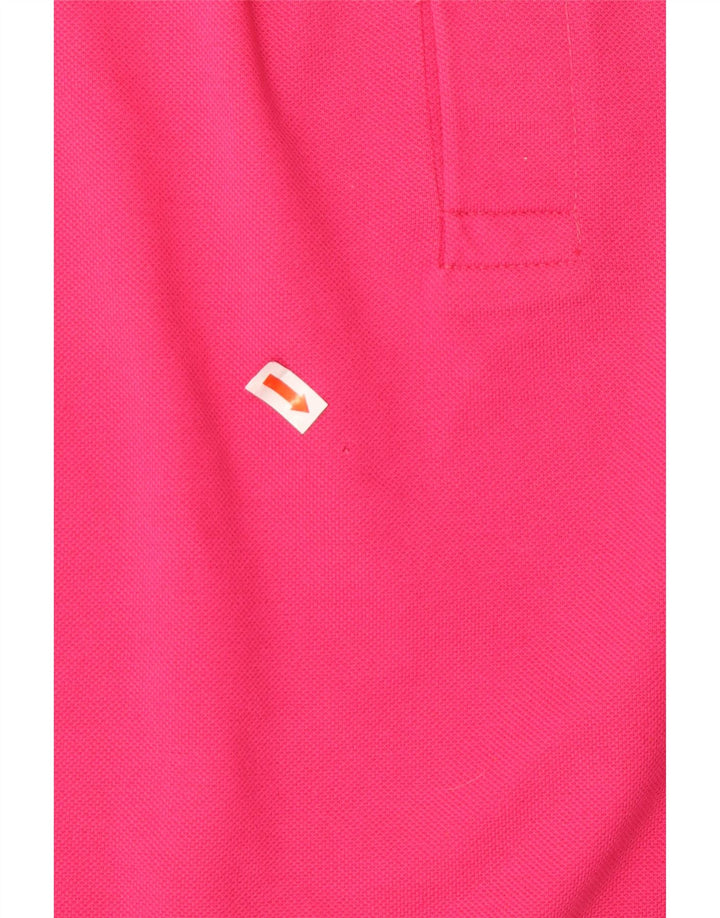 DIADORA Herren-Poloshirt, groß, rosa Baumwolle