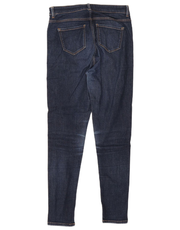 Marks & Spencer Damen Skinny Jeans UK 10 Small W28 L27 Marineblau