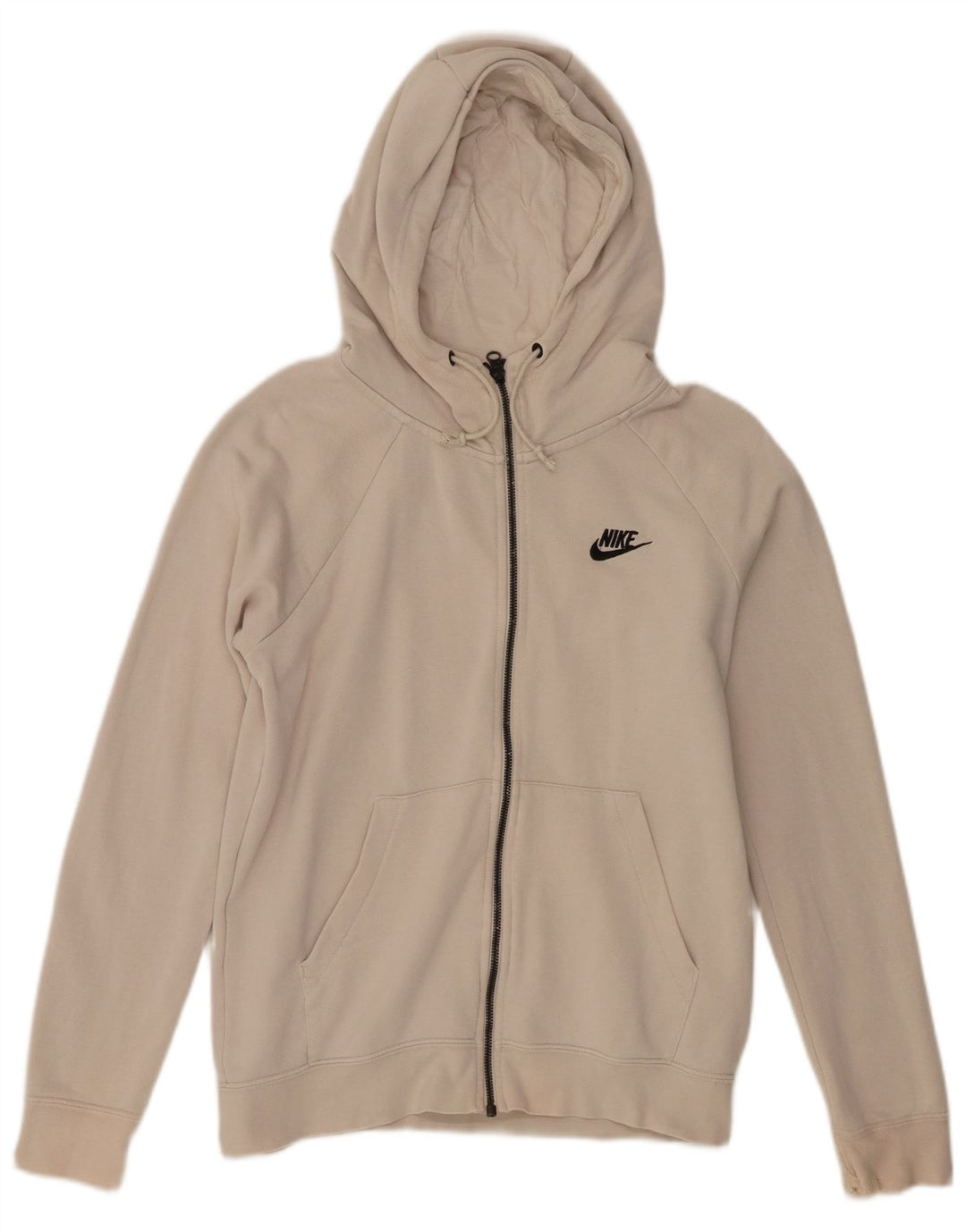 Nike Herren-Kapuzenpullover mit Reißverschluss, klein, beige Baumwolle