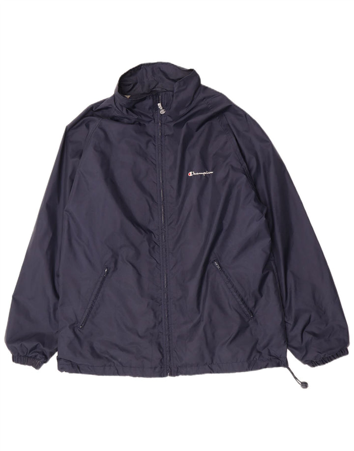 Champion Herren Regenjacke UK 40 Large Marineblau Polyamid