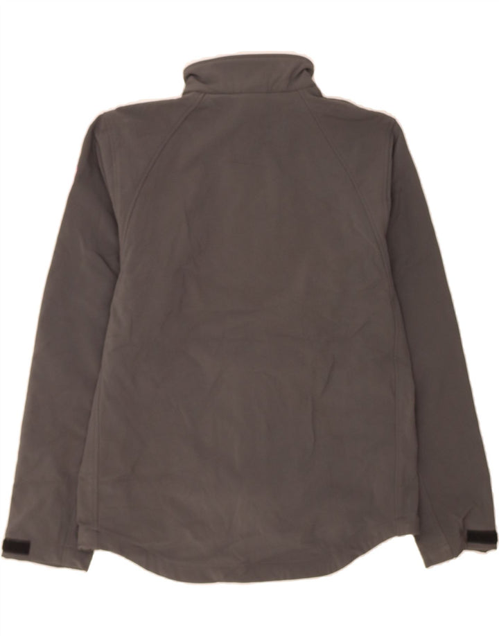 RUSSELL ATHLETIC Mens Windbreaker Jacket UK 38 Medium Grey Polyester Vintage Russell Athletic and Second-Hand Russell Athletic from Messina Hembry 