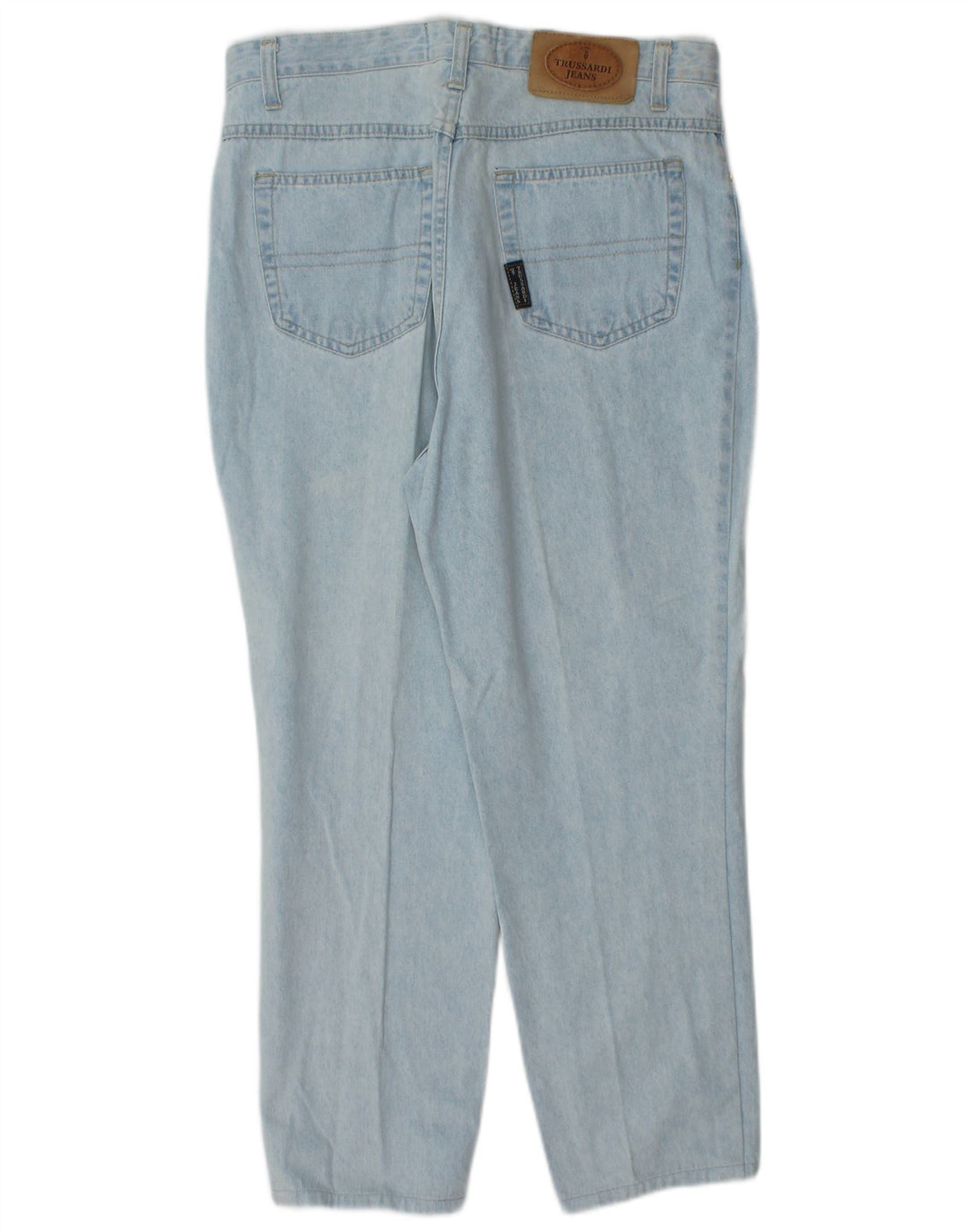 Trussardi Herren-Cropped-Jeans W34 L25 Blaue Baumwolle