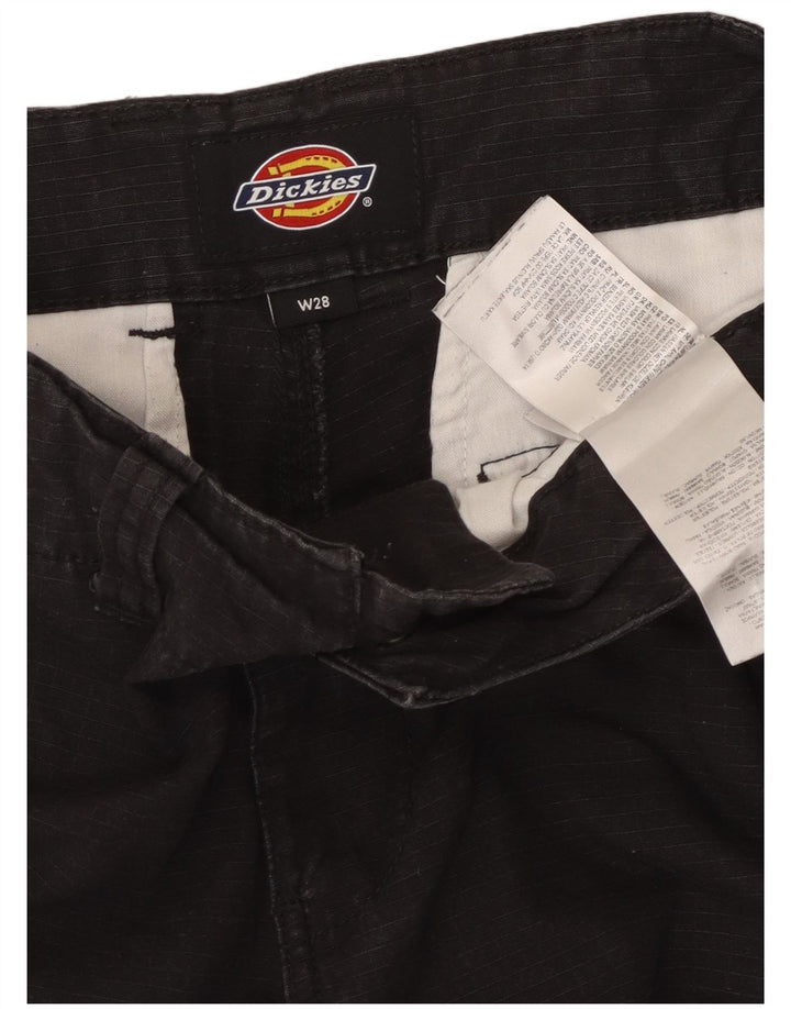 DICKIES Gerade Cargohose für Herren, W28, L29, schwarze Baumwolle