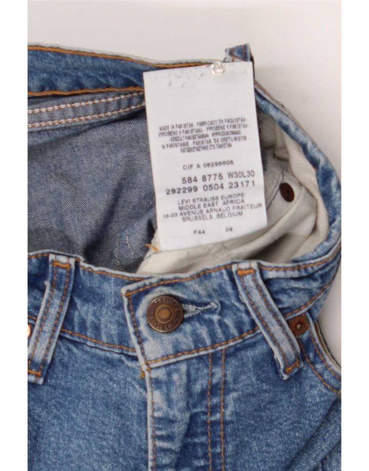 Levi's Damen Bootcut Jeans W30 L30 Blaue Baumwolle