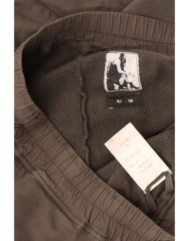 Rick Owens Damen-Maxirock, Größe S, Größe 28, Grau, Baumwolle