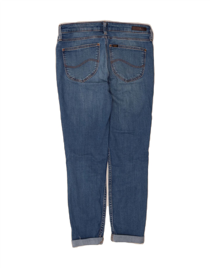 LEE Womens Scarlett Distressed Straight Jeans W30 L25 Blue Cotton Vintage Lee and Second-Hand Lee from Messina Hembry 