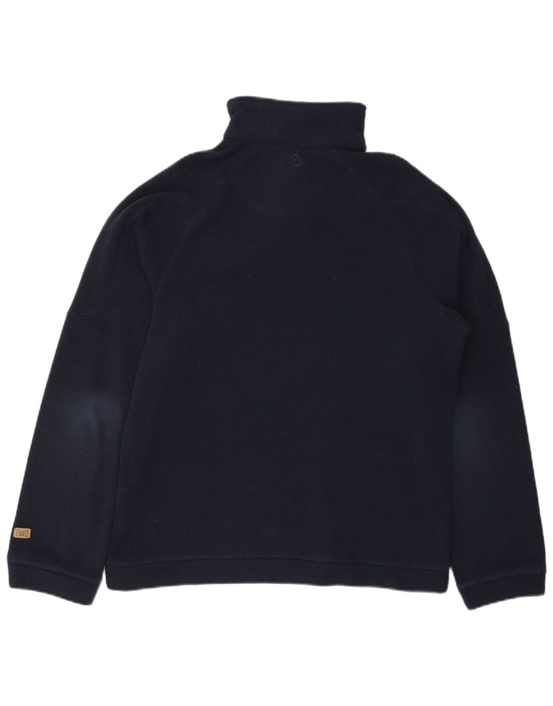 Animal Herren-Pullover mit Knopfkragen, mittleres Marineblau, Polyester