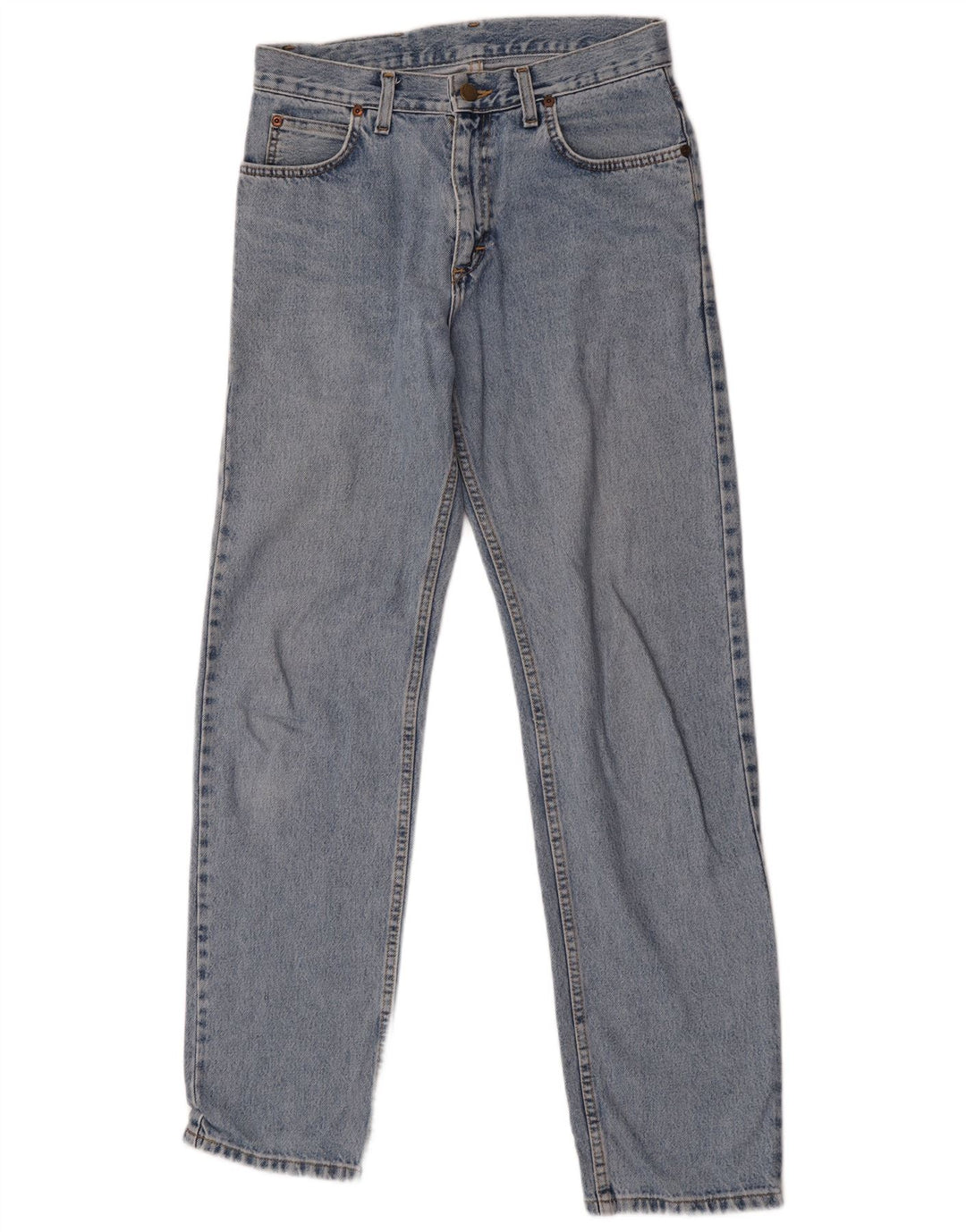 Lee Herren Brooklyn Straight Jeans W30 L32 Blaue Baumwolle