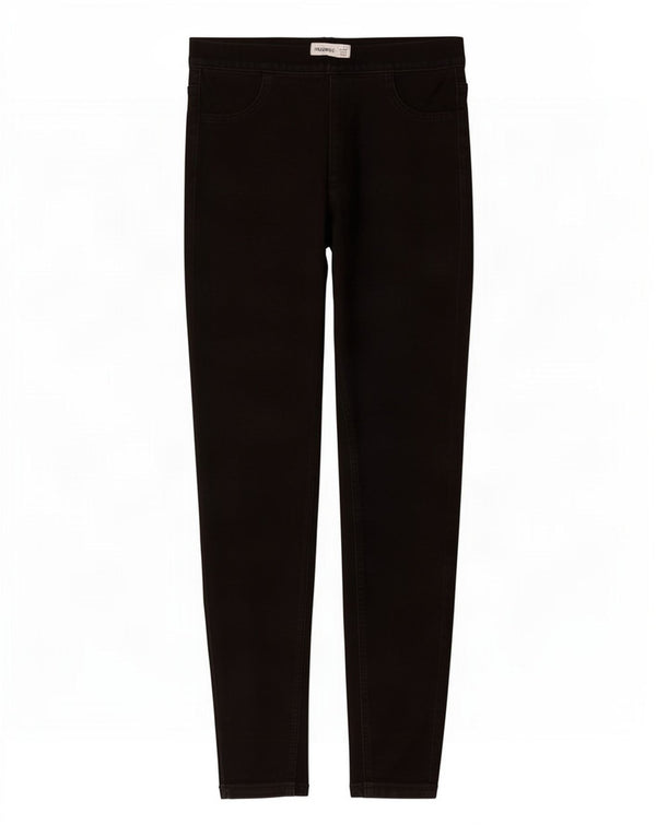 Marks & Spencer Damen Jegging-Jeans UK 10 Small W28 L28 Schwarze Baumwolle