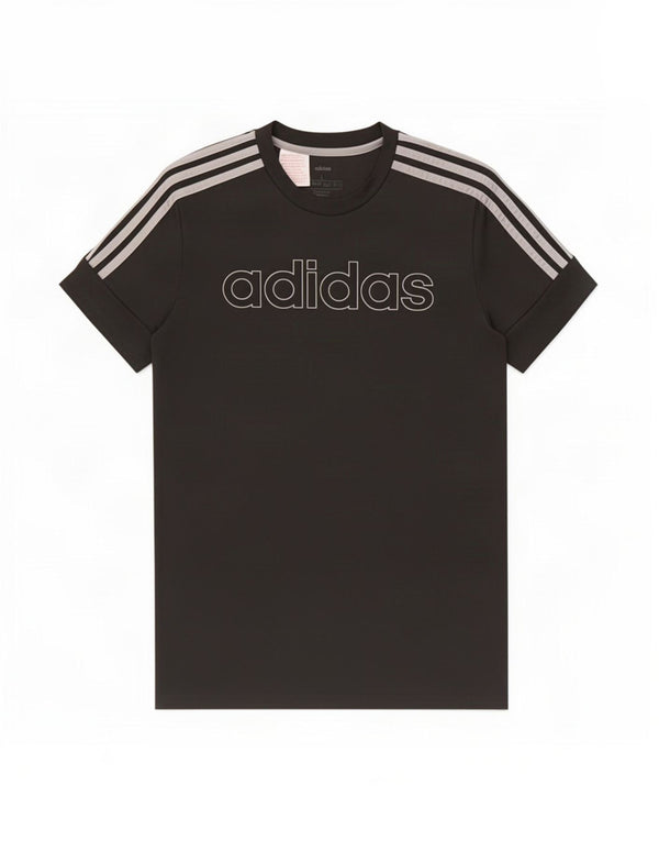 Adidas Jungen Climalite Graphic T-Shirt Top 13–14 Jahre Large Schwarz Polyester