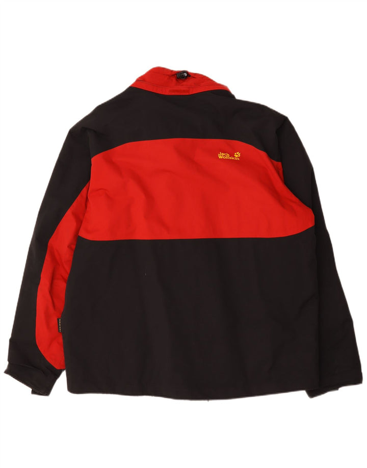 Jack Wolfskin Herren Windjacke UK 44 XL Rot Colourblock Polyamid