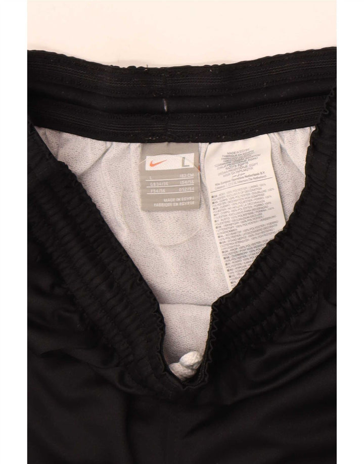 Nike Herren-Sportshorts, groß, aus schwarzem Polyester