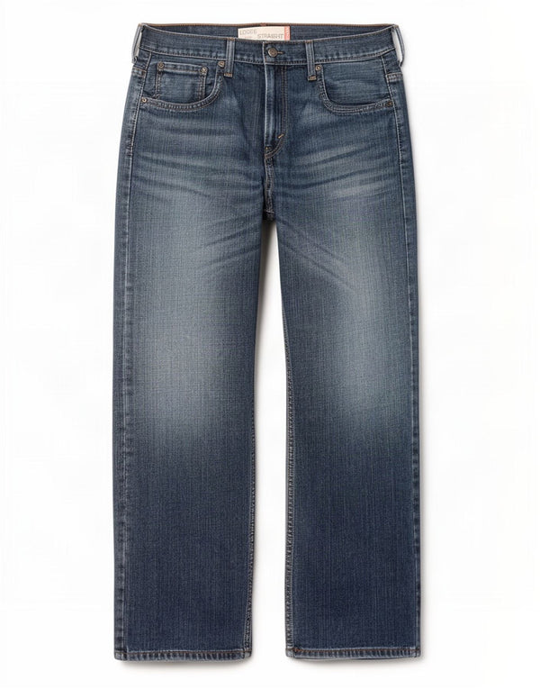 Levi's Herren 569 Loose Fit Straight Jeans W32 L30 Blaue Baumwolle