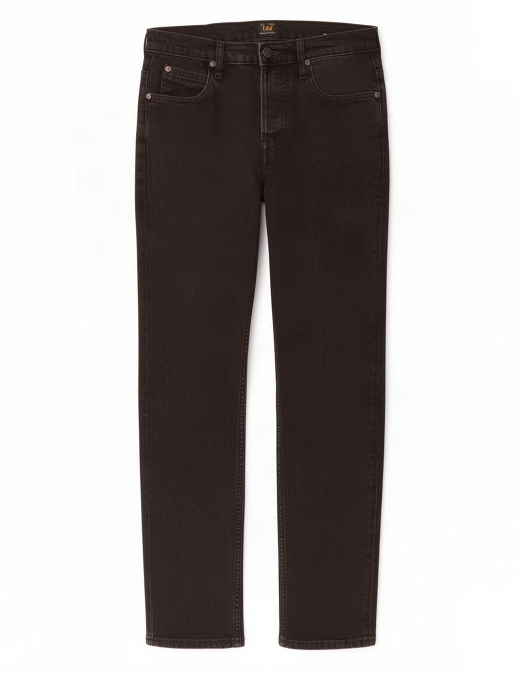 Lee Damen Powell Slim Jeans W30 L32 Schwarze Baumwolle