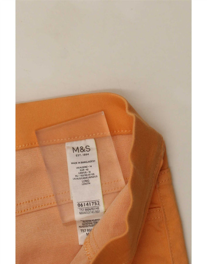 Marks & Spencer Damen Leggings UK 14 Große gelbe Baumwolle