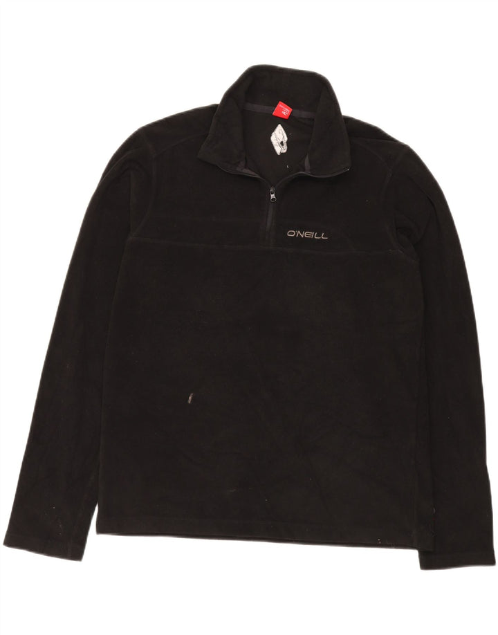 O'NEILL Damen-Fleecepullover mit Reißverschluss am Hals, UK 18, XL, Schwarz, Polyester