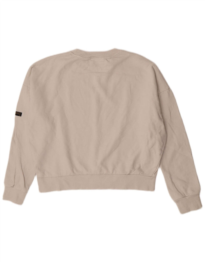 Superdry Damen-Sweatshirt in Übergröße mit Grafik, Gr. 16, Weiß