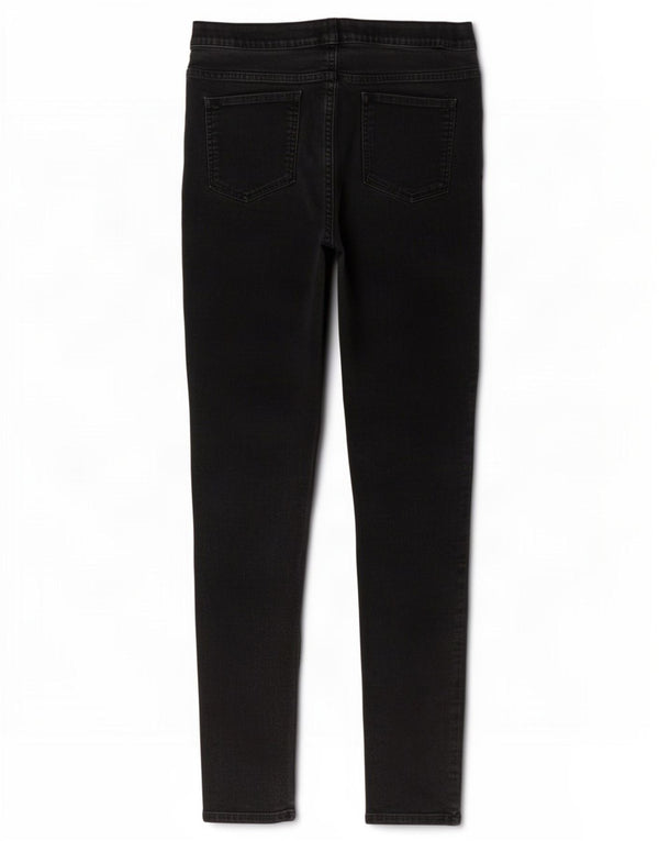 Marks & Spencer Damen Jegging-Jeans UK 14 Medium W30 L29 Schwarze Baumwolle
