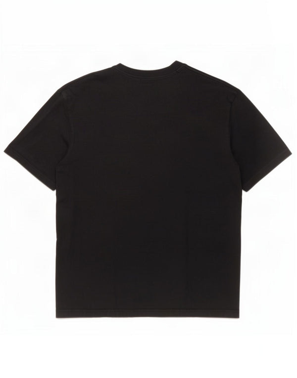 Jack & Jones Herren Grafik T-Shirt Top Large Black Cotton