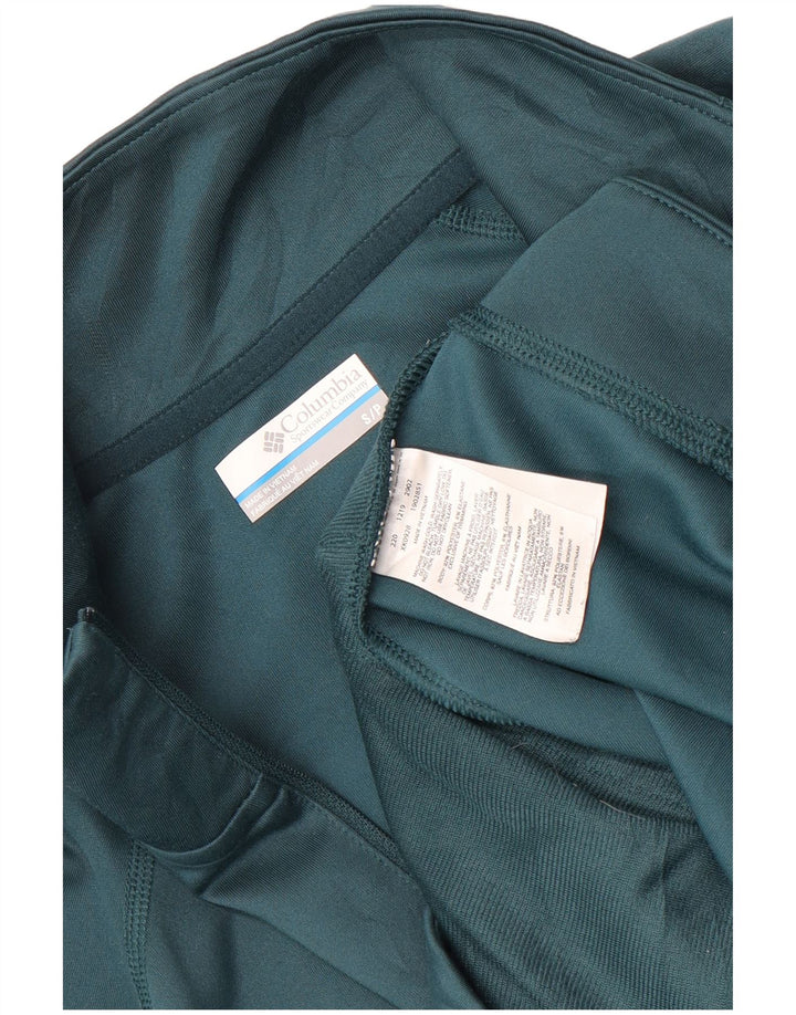 Columbia Herren-Pullover-Trainingsanzugoberteil mit Reißverschluss und Halsausschnitt, Gr. 10, Größe S, Grün, Polyester