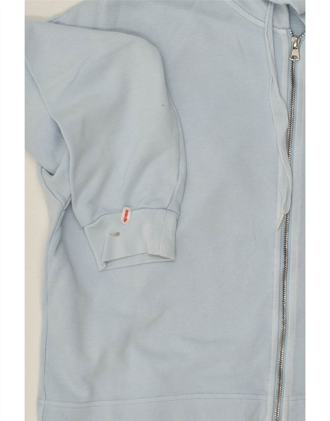 LEVI'S Womens Zip Hoodie Sweater UK 14 Medium Blue Cotton | Vintage Levi's | Thrift | Second-Hand Levi's | Used Clothing | Messina Hembry 