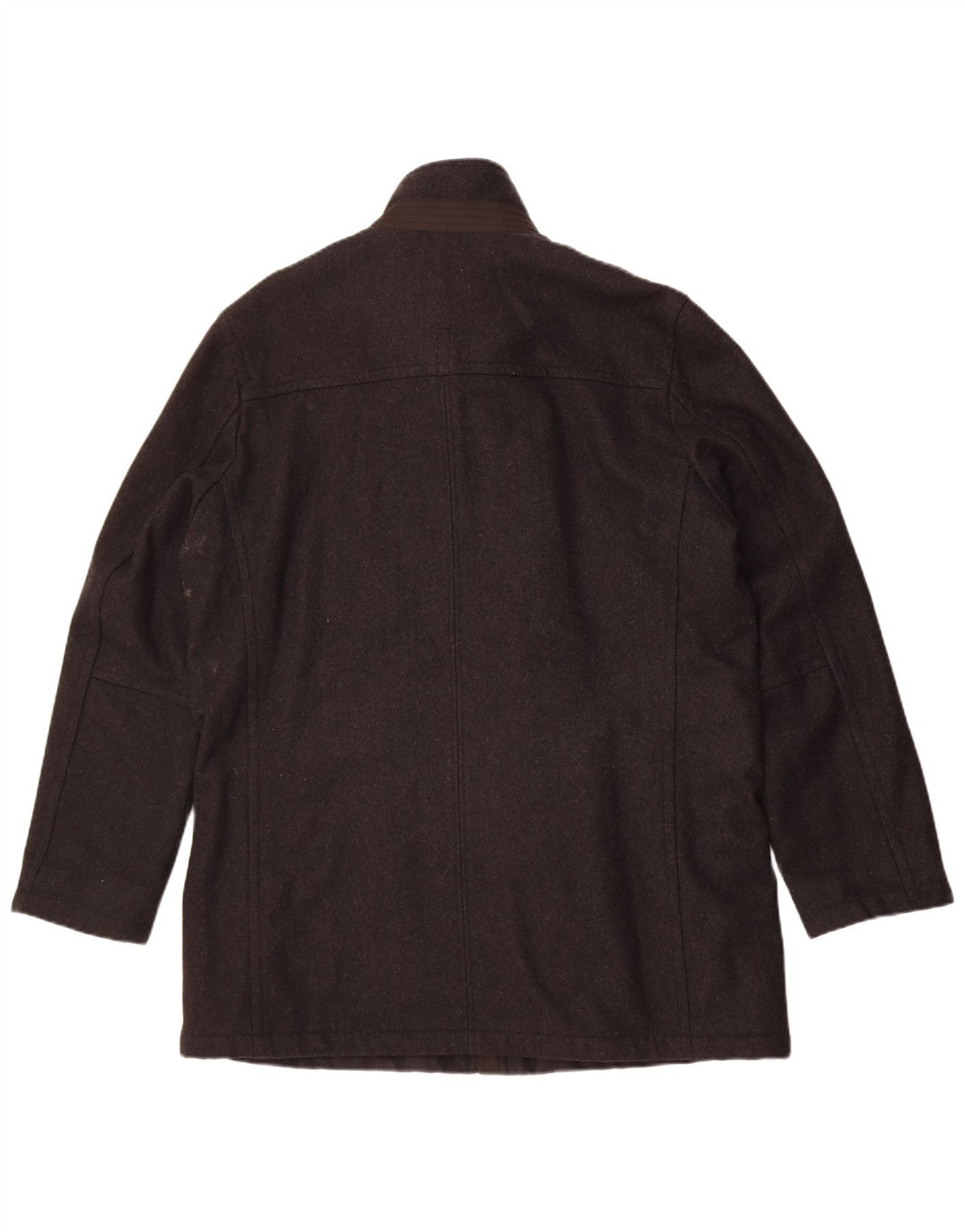 Pierre Cardin Herren Pea Coat EU 52 XL Graue Wolle