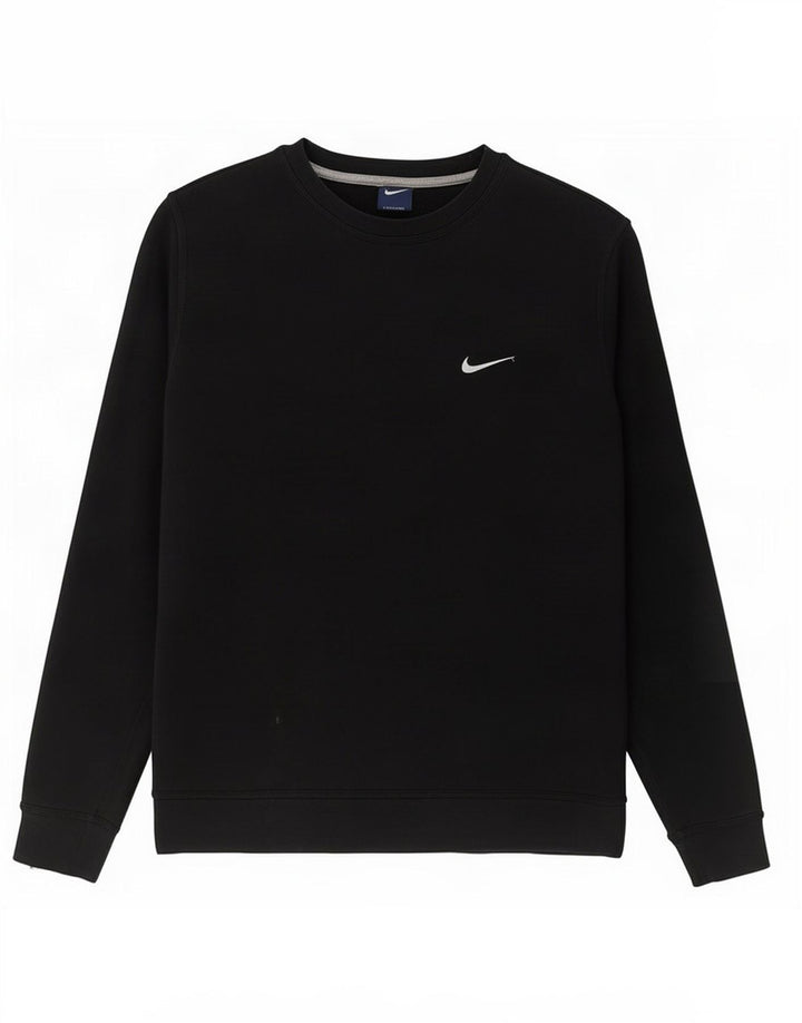 Nike Herren-Sweatshirt-Pullover, groß, schwarze Baumwolle