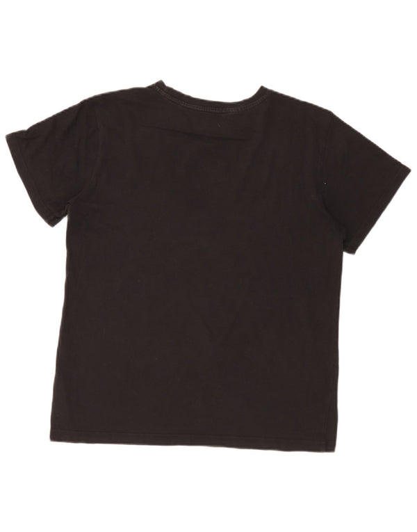 Adidas Jungen Graphic T-Shirt Top 14–15 Jahre, schwarze Baumwolle