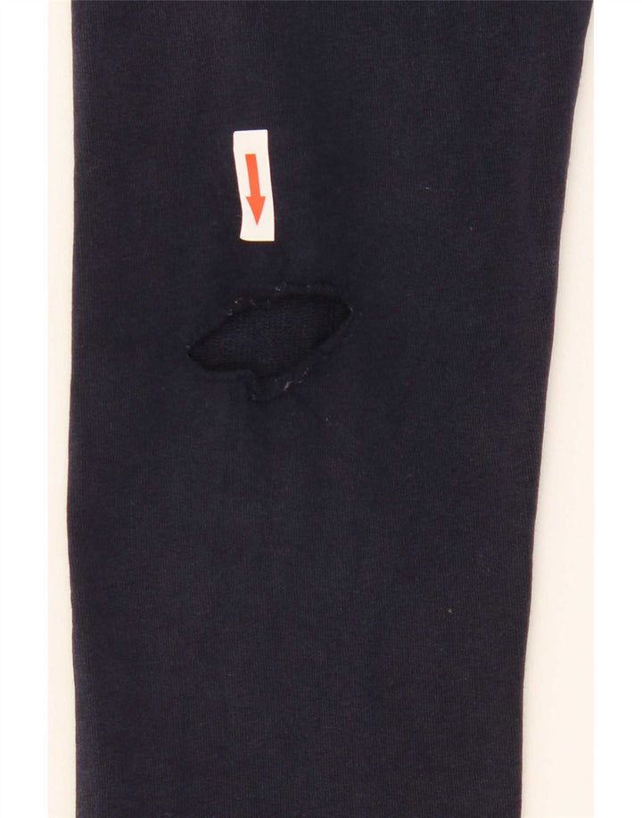 Marks & Spencer Damen-Trainingsanzug, Top-Jacke, UK 14, Größe L, Marineblau, Baumwolle