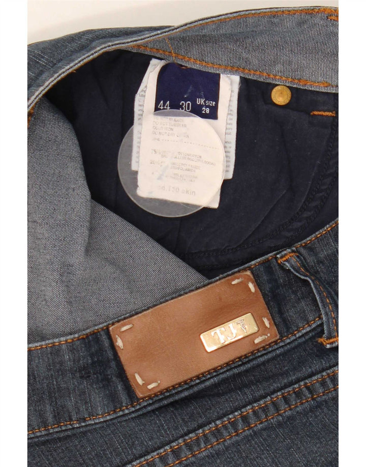 Trussardi Damen Slim Jeans W28 L28 Blaue Baumwolle