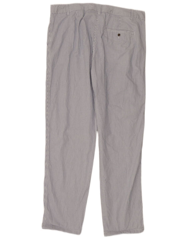 Marks & Spencer Mens High Waist Chino Trousers UK 16 Large W36 L31 White