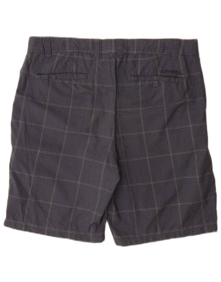O'Neill Herren-Chinoshorts W36, großes marineblau kariertes Polyester