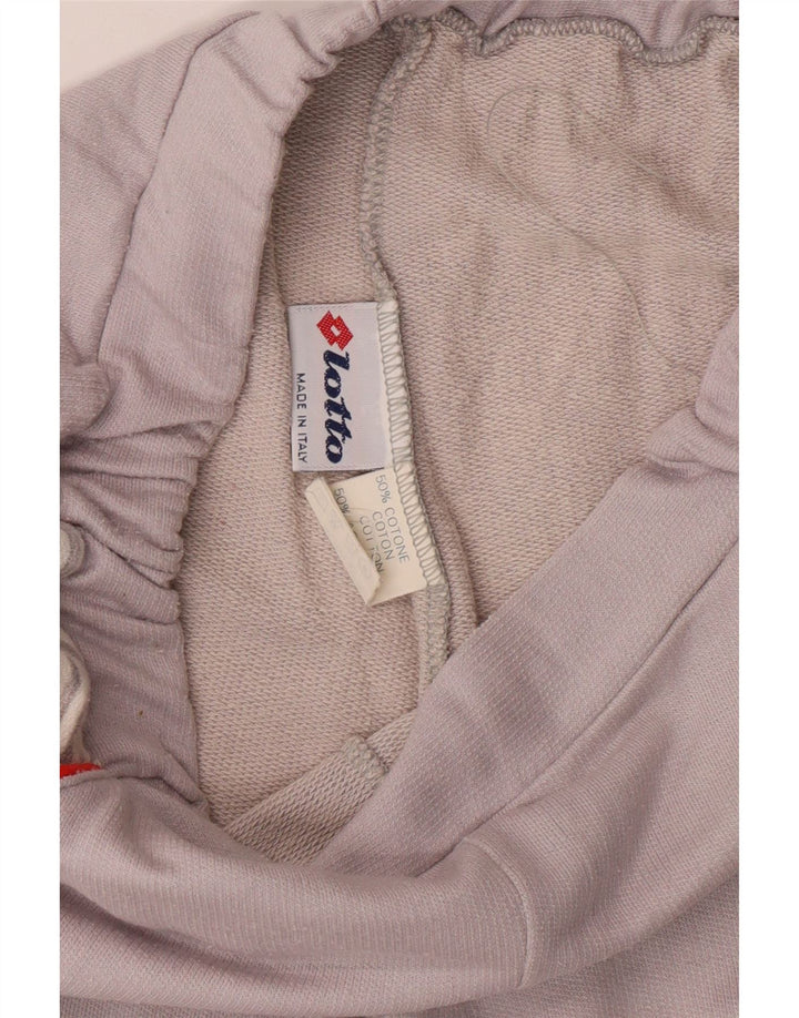 LOTTO Damen-Trainingshose IT 46 Large Grau Baumwolle