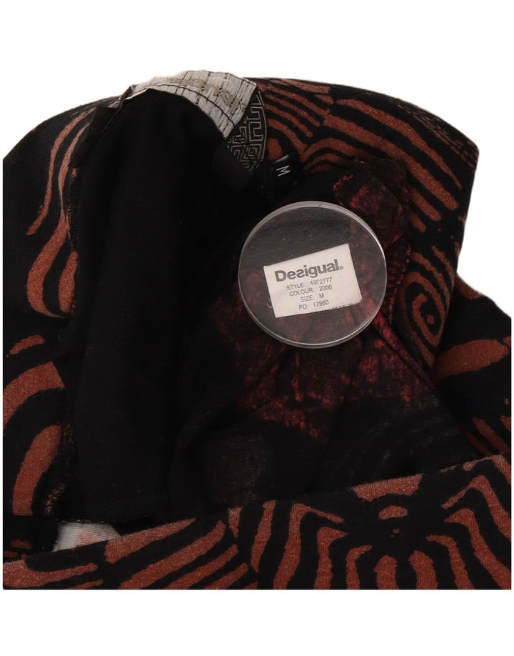 Desigual Damen Graphic A-Line Rock Medium W30 Schwarz Patchwork