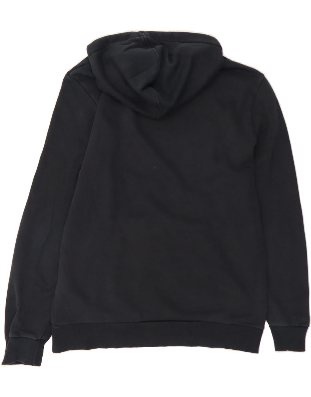 PUMA Mens Hoodie Jumper Medium Navy Blue Cotton Vintage Puma and Second-Hand Puma from Messina Hembry 