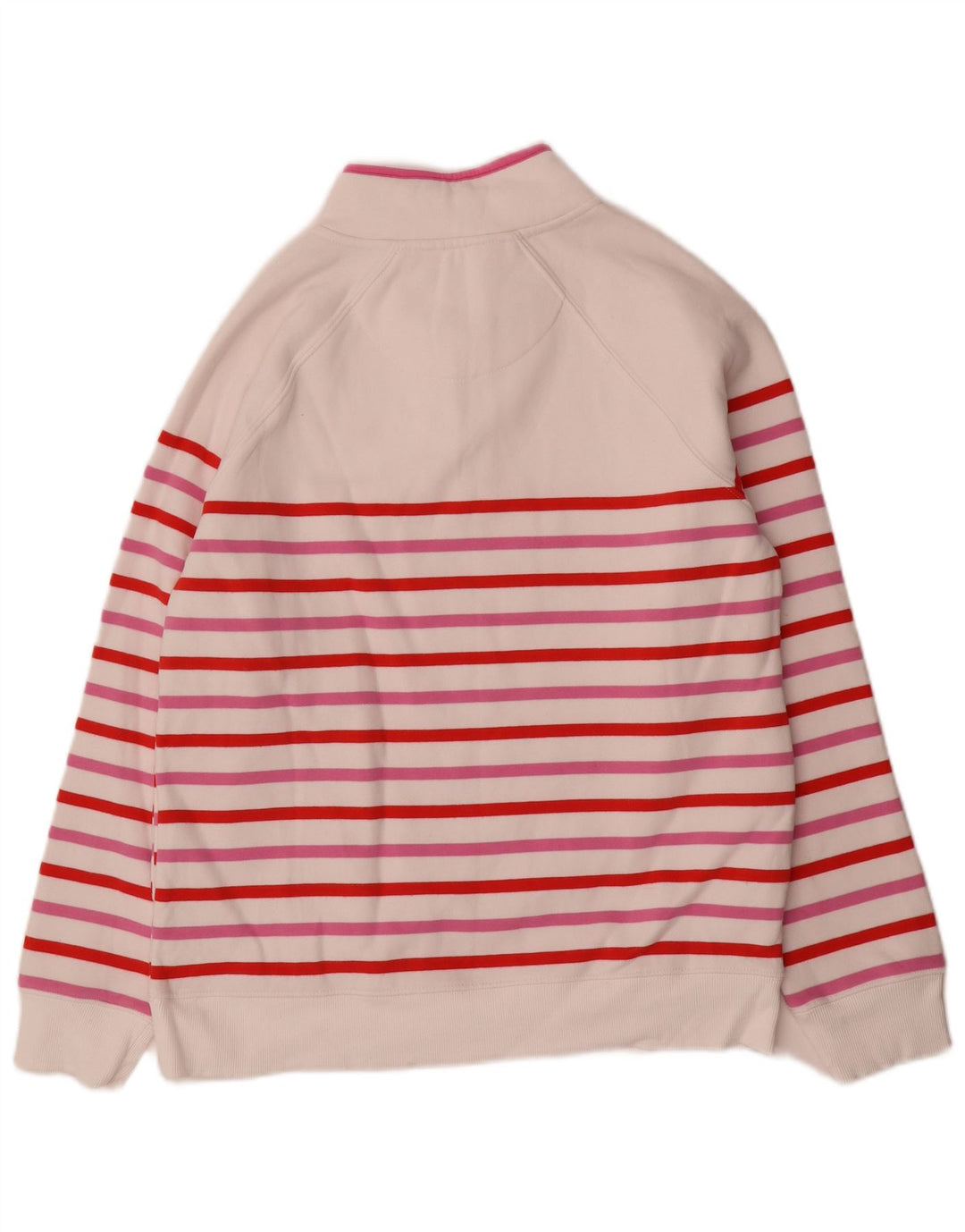 Crew Clothing Damen-Sweatshirt-Pullover UK 12 Medium Mehrfarbig gestreift