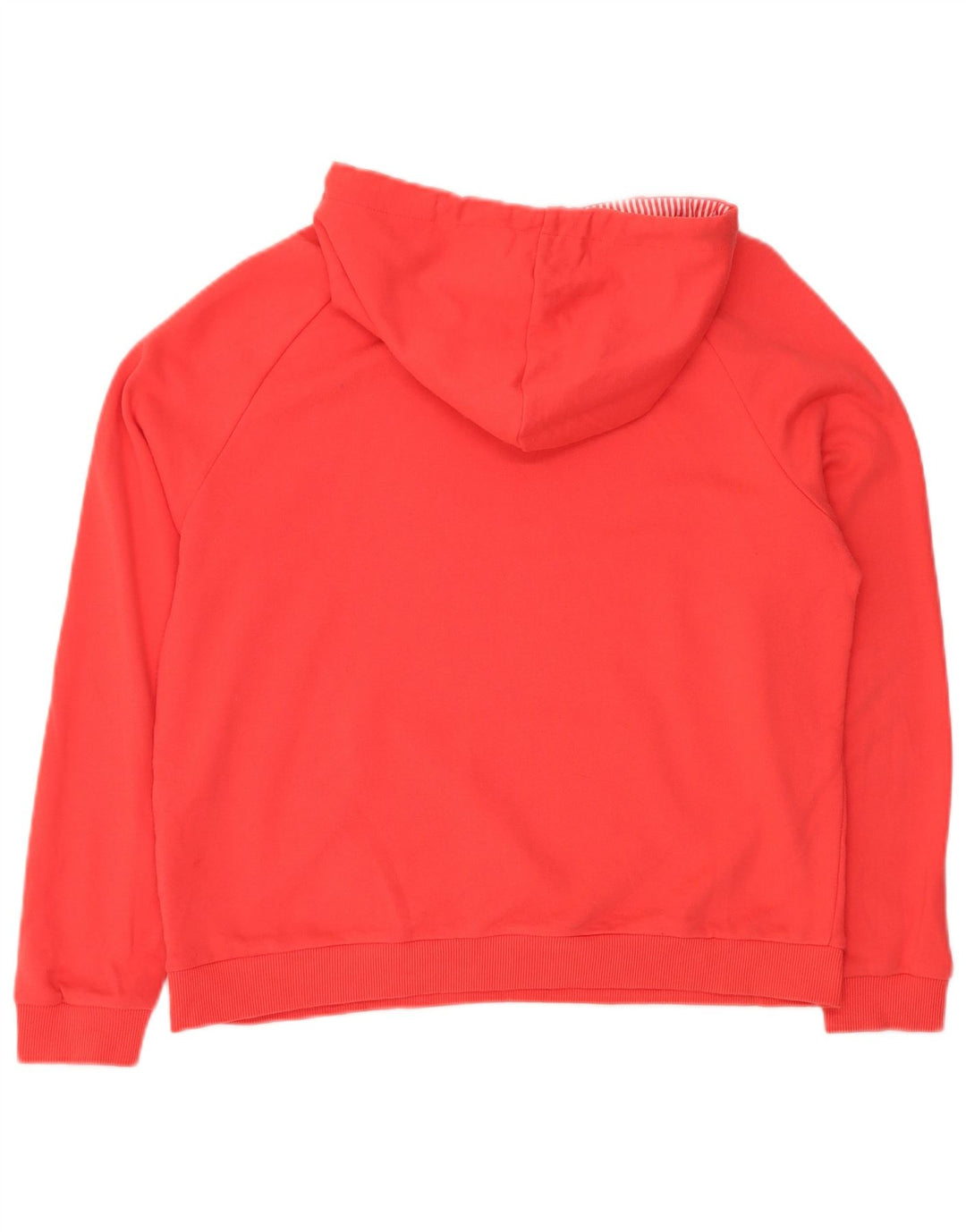 JOULES Damen-Übergröße-Kapuzenpullover, UK-Größe 44, Größe L, Rot, Baumwolle