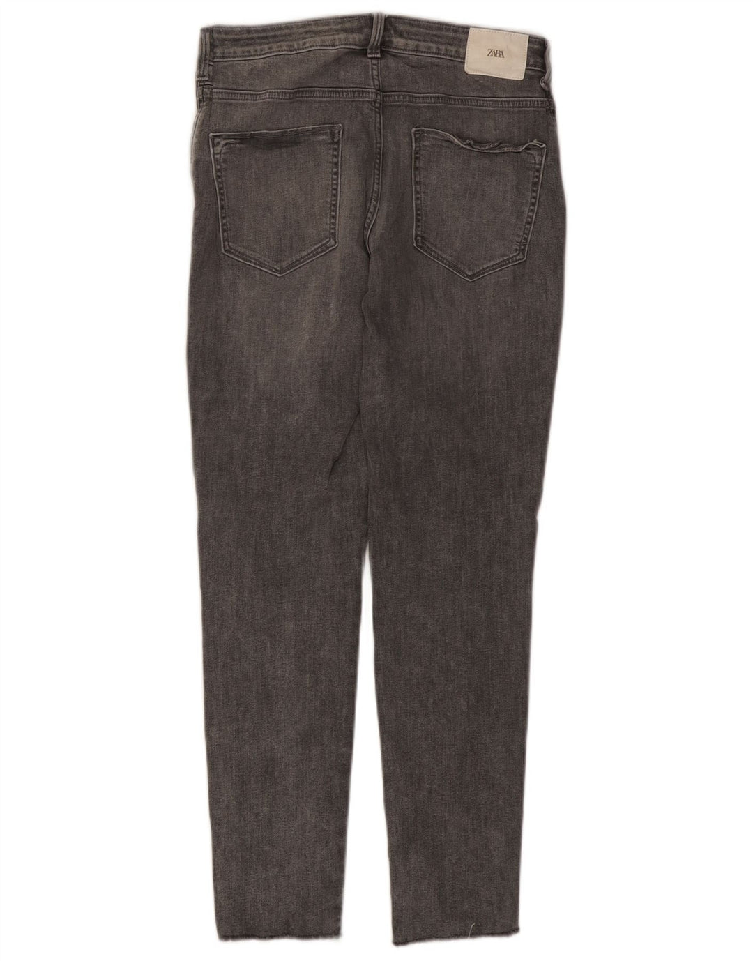 Zara Damen Slim Jeans EU 42 Large W32 L28 Grau