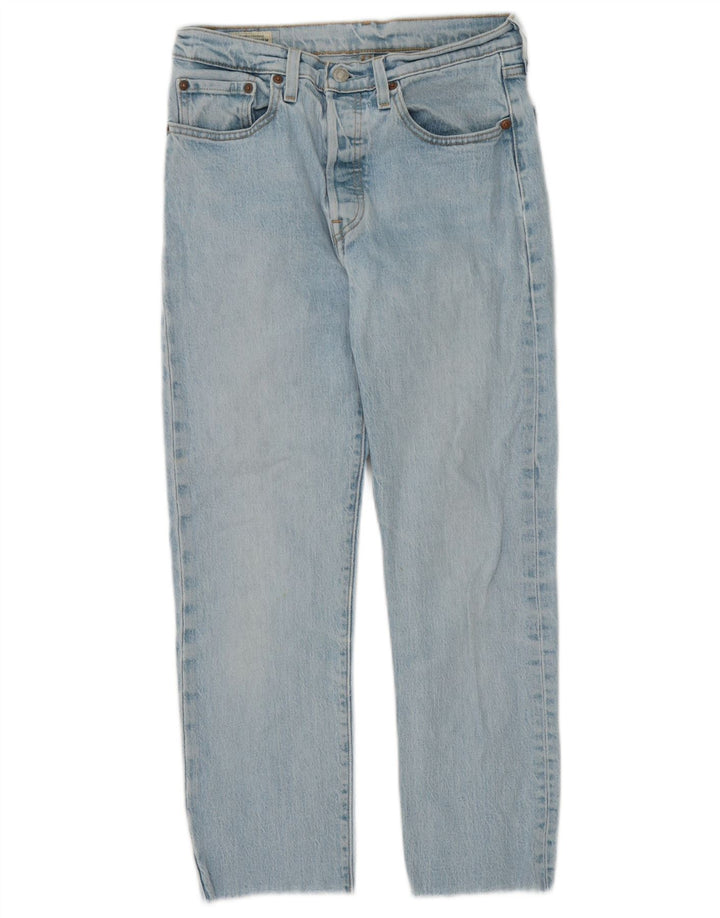 Levi's Damen Straight Jeans W27 L26 Blaue Baumwolle