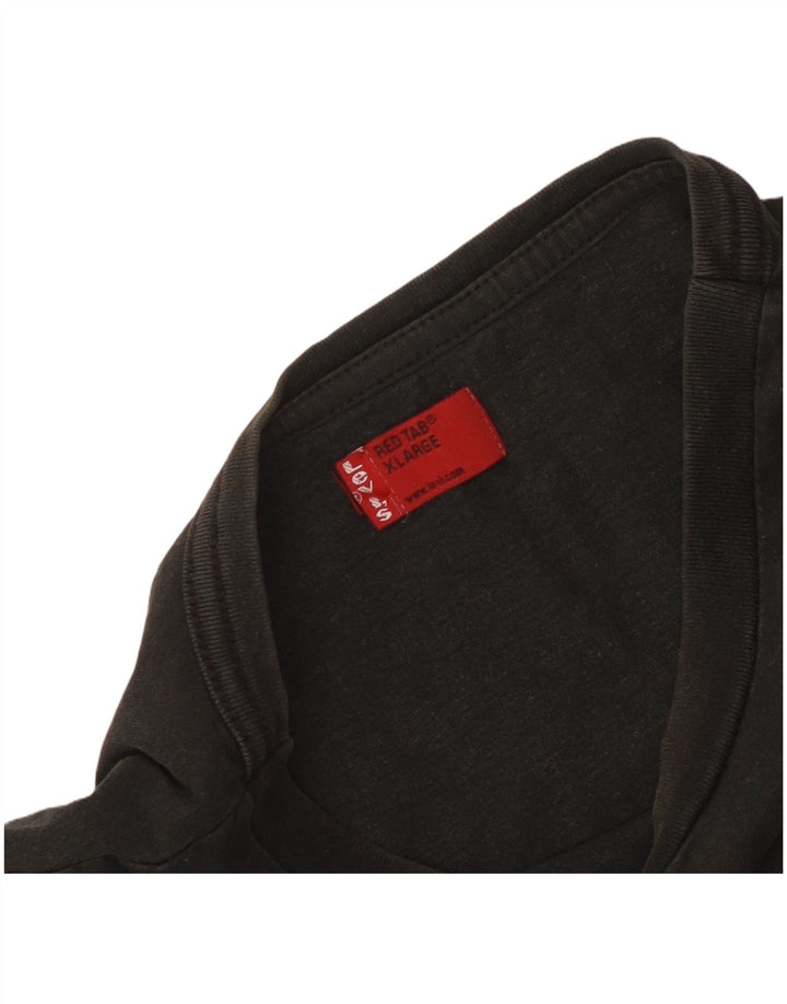 Levi's Damen T-Shirt Top UK 18 XL Schwarz