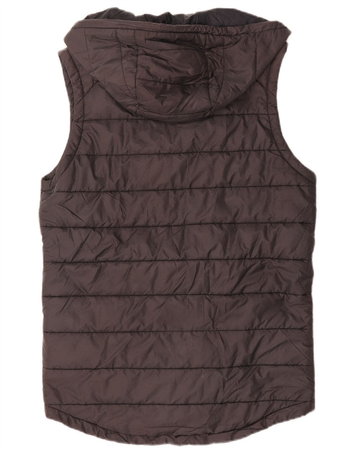 Nike Herren-Kapuzenweste, gepolstert, UK 36, Größe S, Schwarz, Polyester