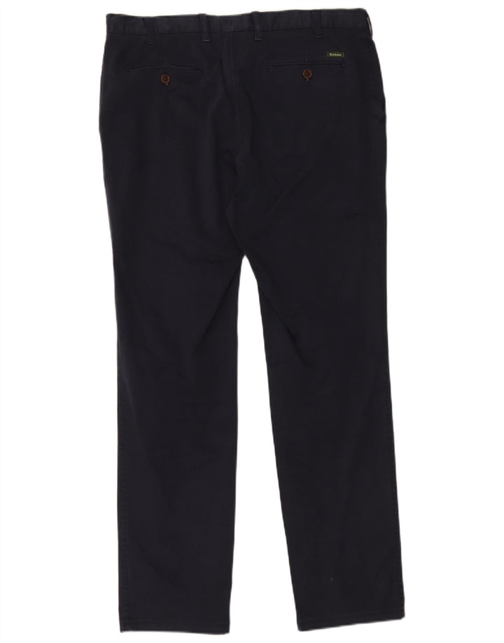 Barbour Herren-Chinohose mit normaler Passform, IT 48, Mittel W36 L32, Marineblau