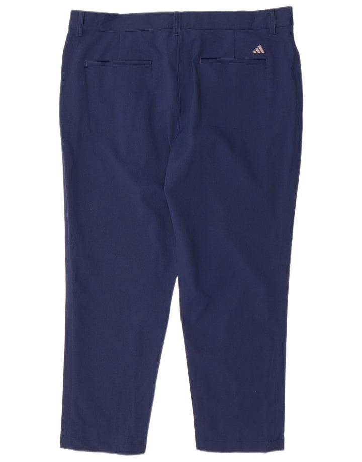 Adidas Herren Pegged Chino Hose W38 L28 Marineblau Polyester