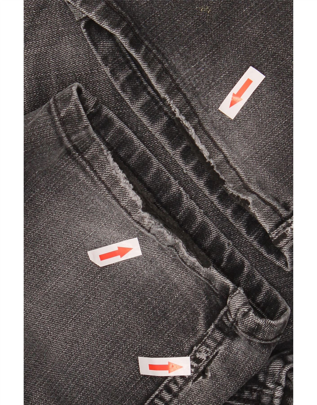Marks & Spencer Herren Tapered Jeans W36 L29 Graue Baumwolle