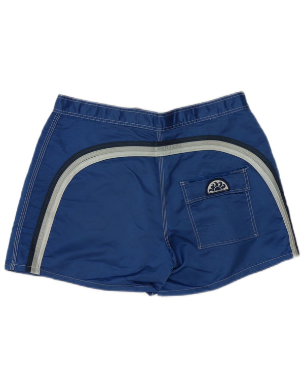 Sundek Herren-Badeshorts aus mittelblauem Nylon