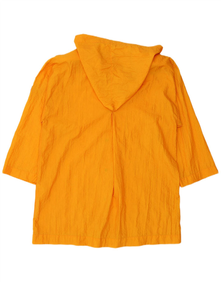 KRIZIA Übergroßer Damen-Regenmantel mit Kapuze IT 40 Small Orange Polyamid