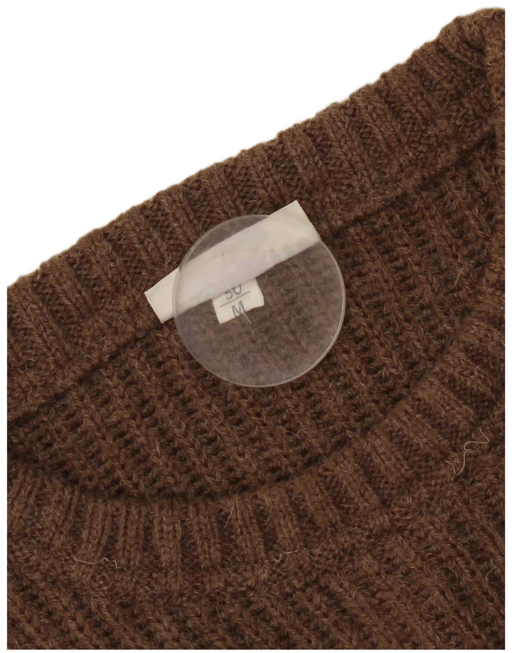 Setball Herren-Pullover mit Rundhalsausschnitt, IT 50, mittelbraun, Farbblock