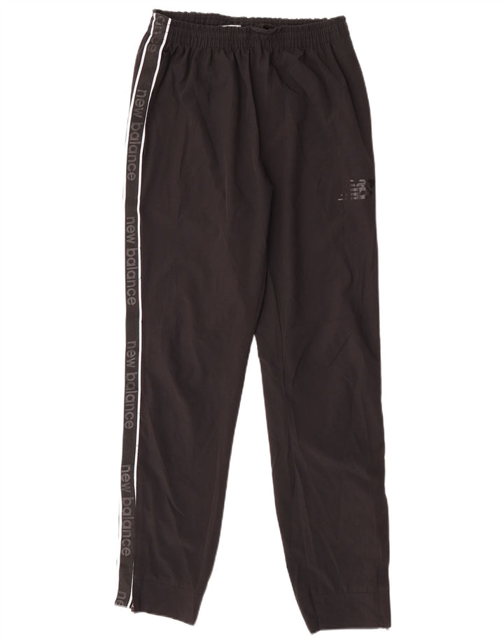 New Balance Herren-Trainingsanzug mit Grafik, Jogginghose, Größe S, Schwarz, Polyester