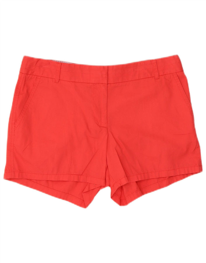 J. Crew Damen Chinoshorts US 8 Medium W34 Rote Baumwolle